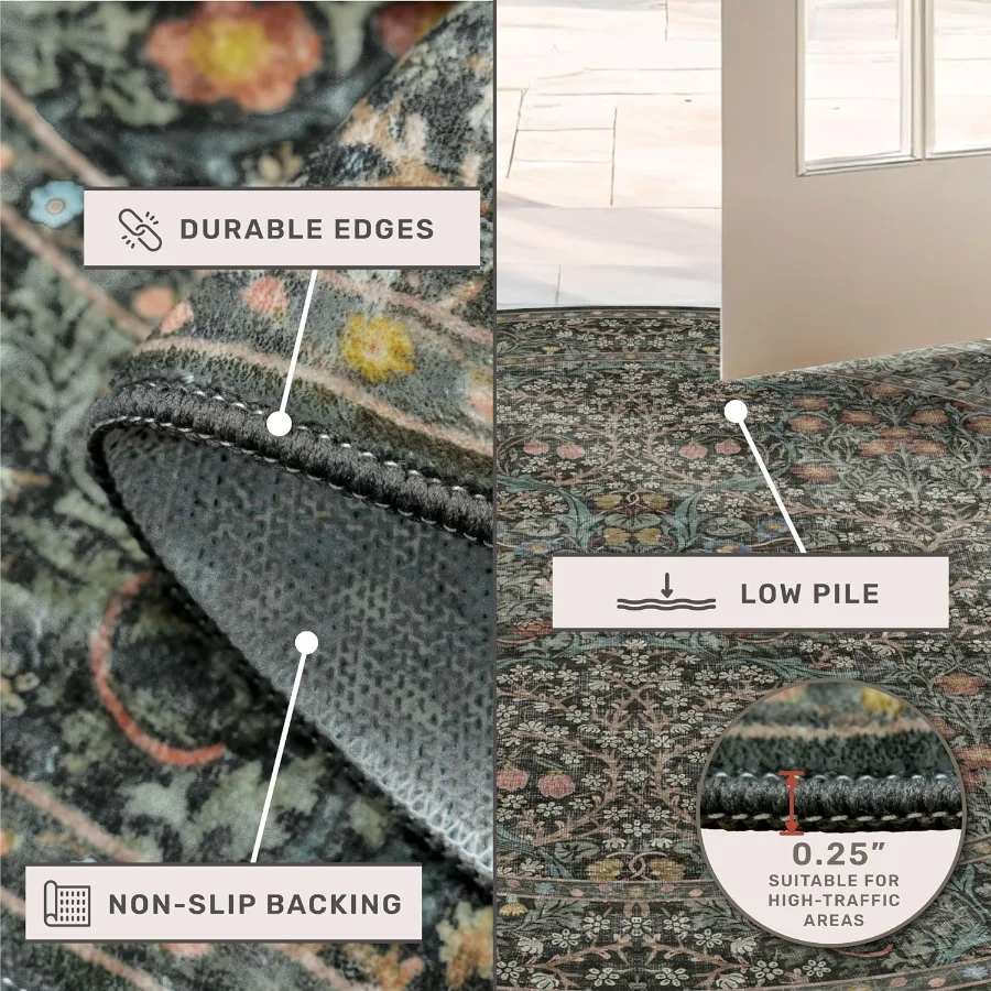 Dark Green / Black, detail view