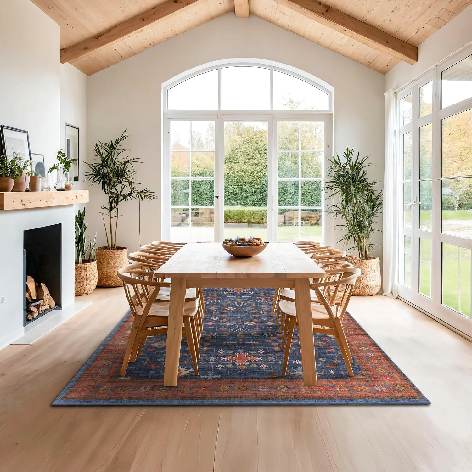 HazoHaus washable rug in a real room, gallery view 11