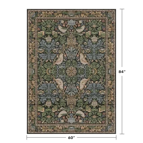 Dark Green / Brown, detail view