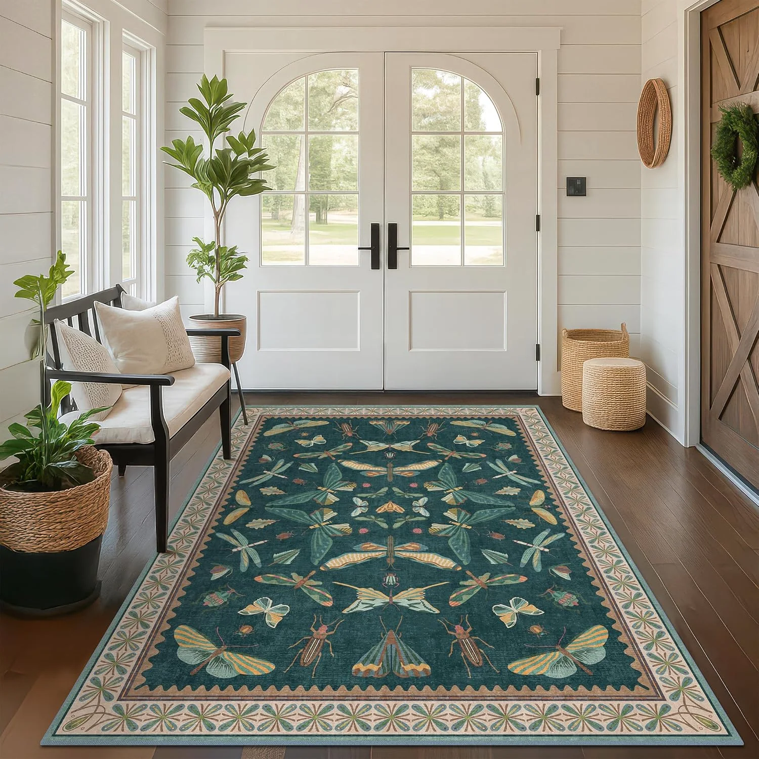 HazoHaus washable rug in a real room, gallery view 2