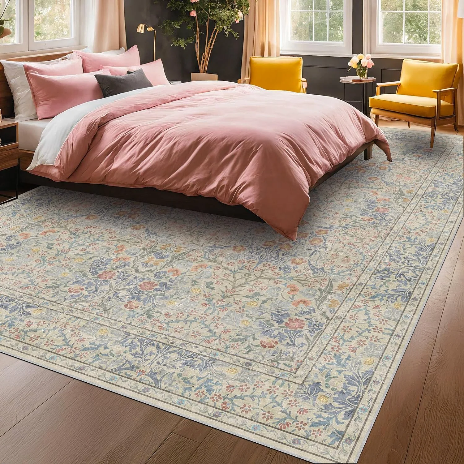 HazoHaus washable rug in a real room, gallery view 6