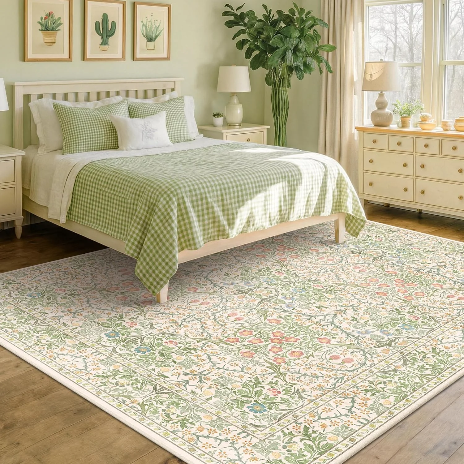 HazoHaus washable rug in a real room, gallery view 8