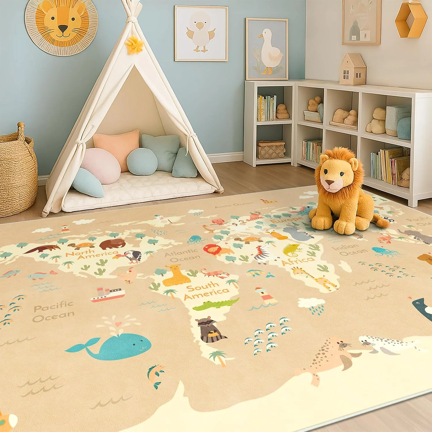 Kids washable rugs by HazoHaus