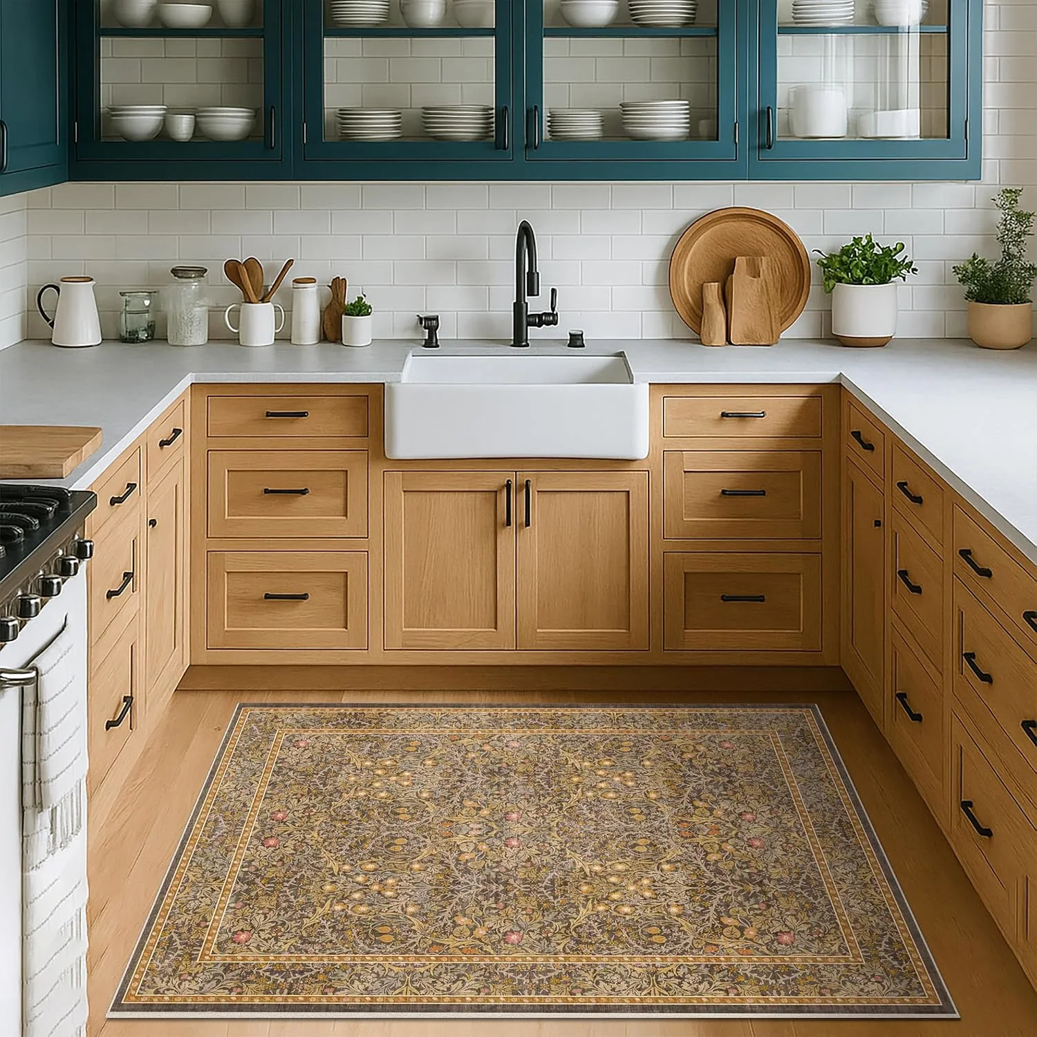 HazoHaus washable rug in a real room, gallery view 7