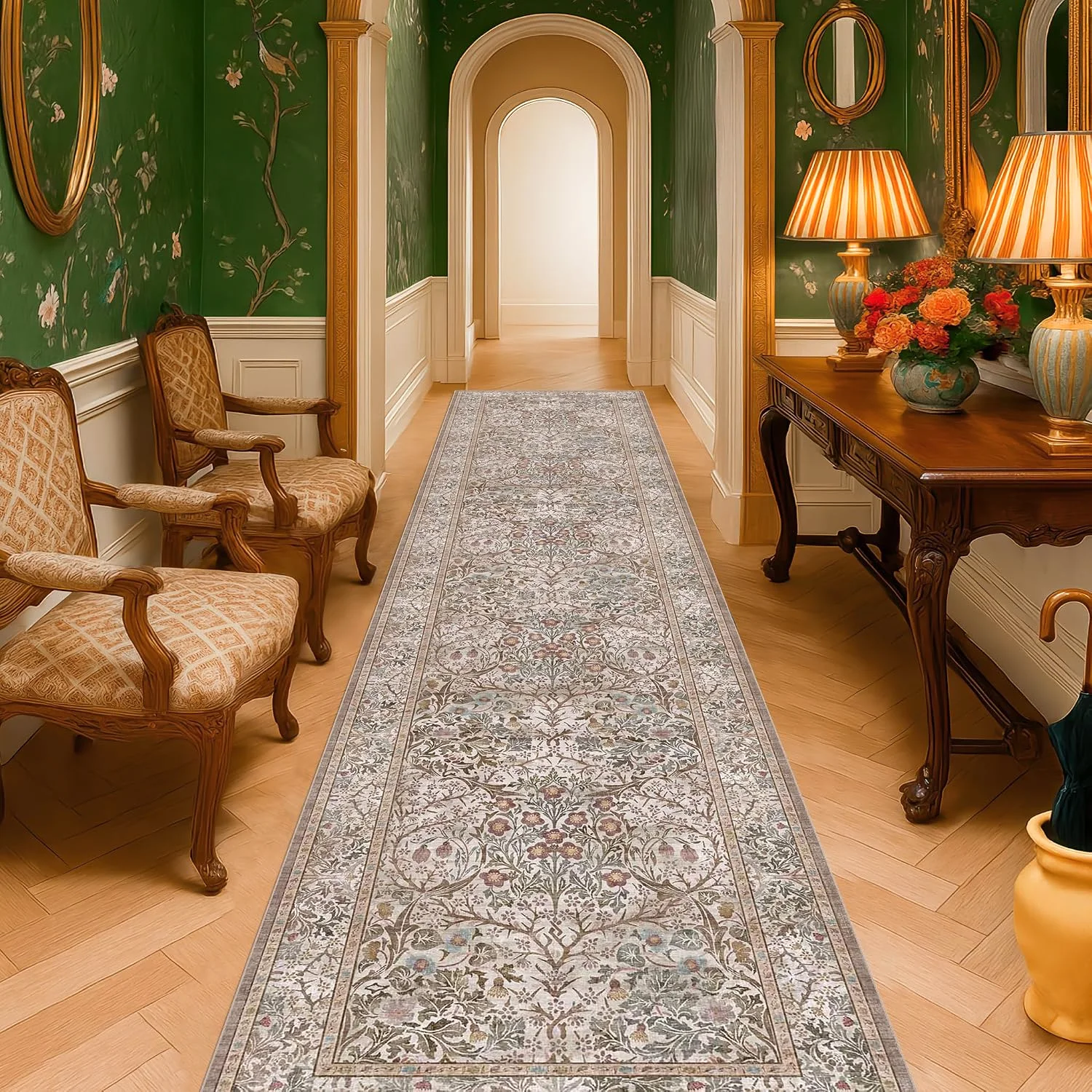 HazoHaus washable rug in a real room, gallery view 5